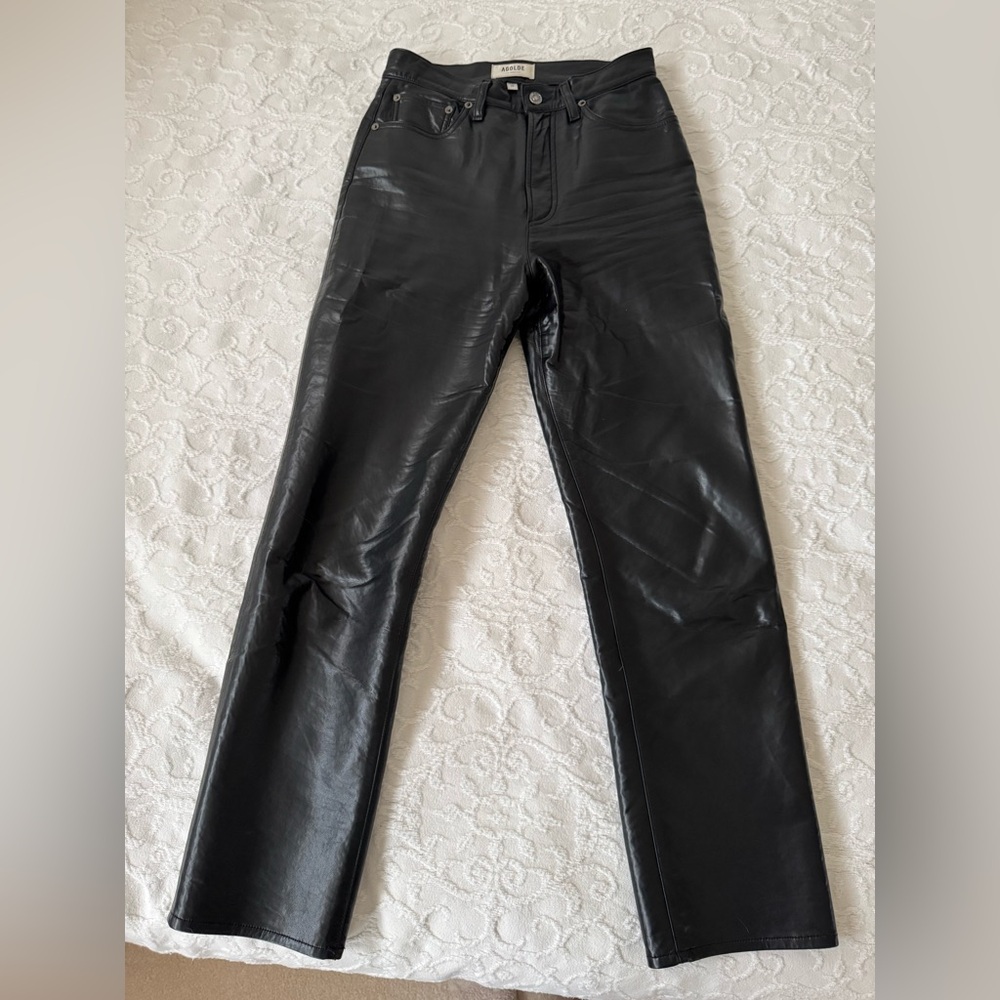 AGOLDE Recycled Leather Pants size 25